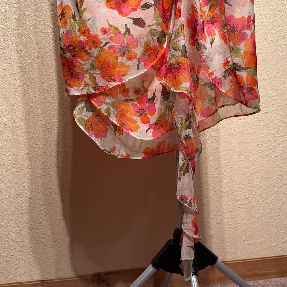 Misa Floral asymmetrical midi ruffle skirt WOMENS size medium NWT - Picture 7 of 17